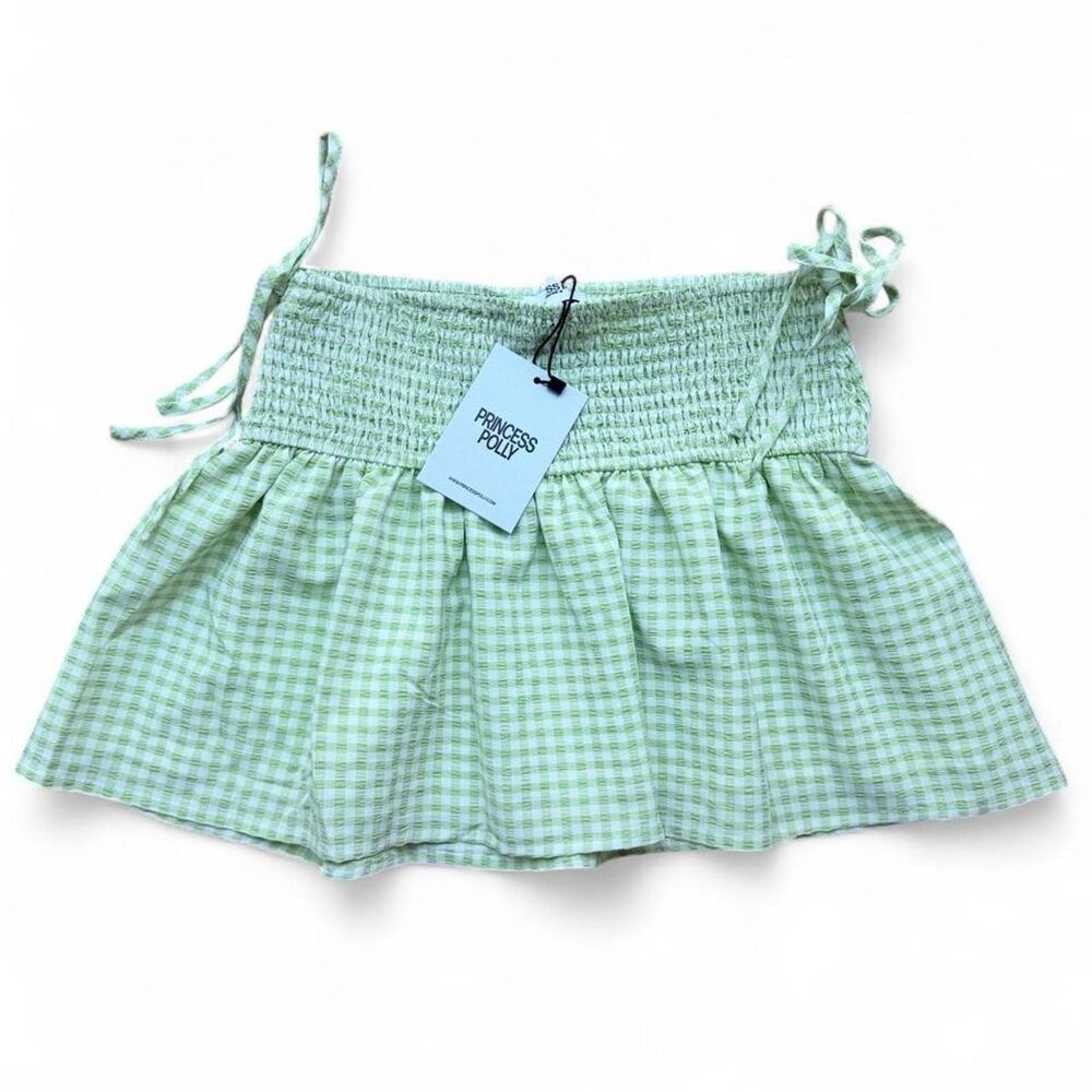 Princess Polly Green Mini Skirt